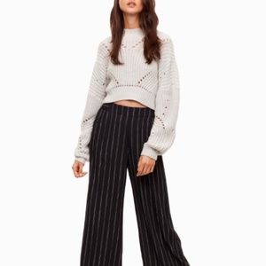 Aritzia Wilfred⎜GOULAINE SWEATER⎜HEATHER BIRCH